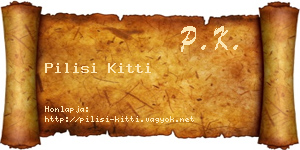 Pilisi Kitti névjegykártya
